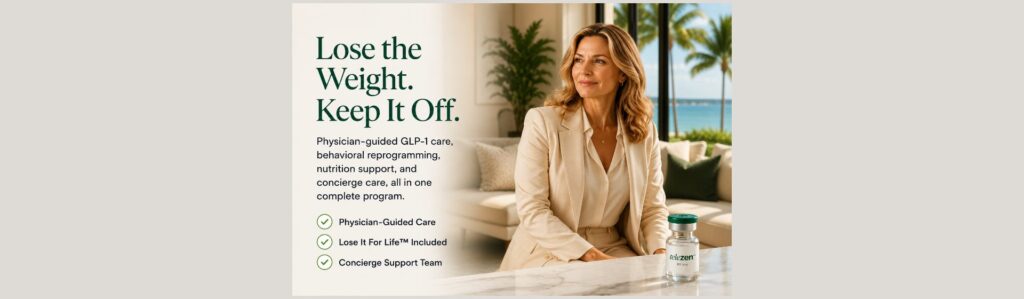 Lose the weight and keep it off with a physician-guided GLP-1 program.
