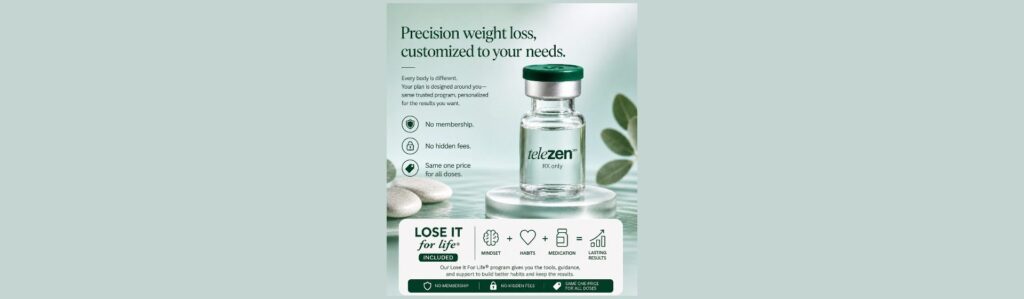 Precision weight loss care from Telezen MD without the guesswork.